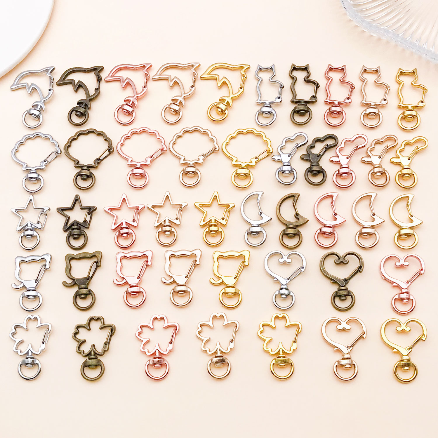 Pet Supplies Discount - 5 шт./лот, подвески в форме сердца,
