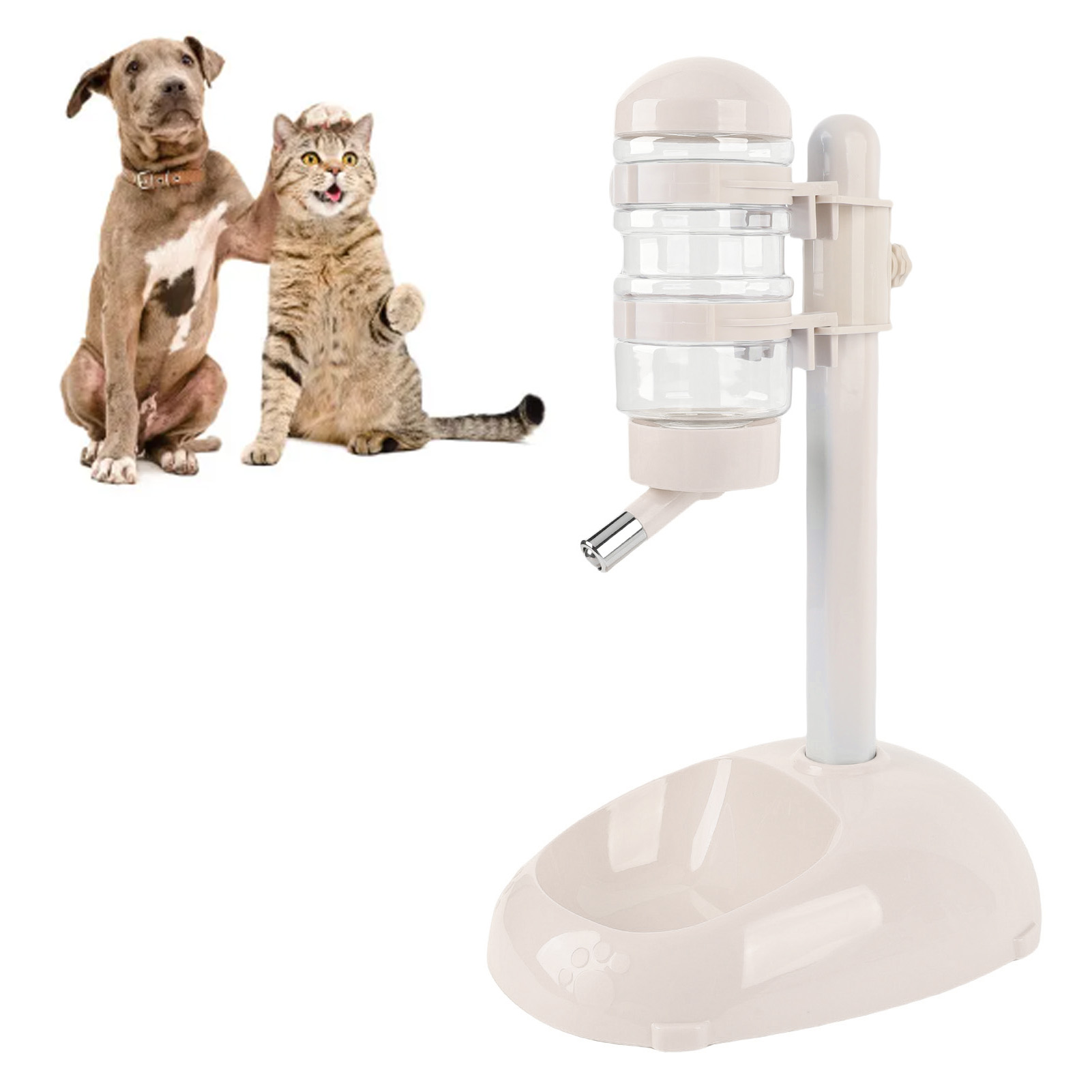 Slow Feeder Dog Bowl - Диспенсер-поилка для собак на подставке, легко