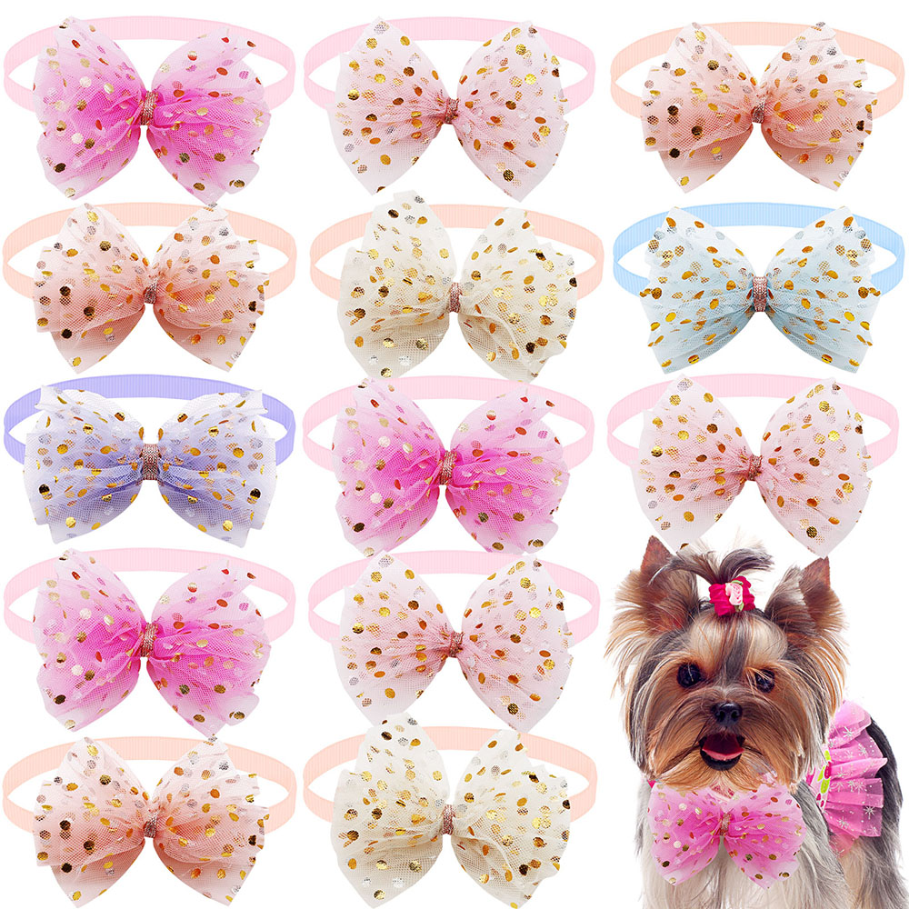 Pet Supplies In Bulk - 50 шт. кружевные большие банты для