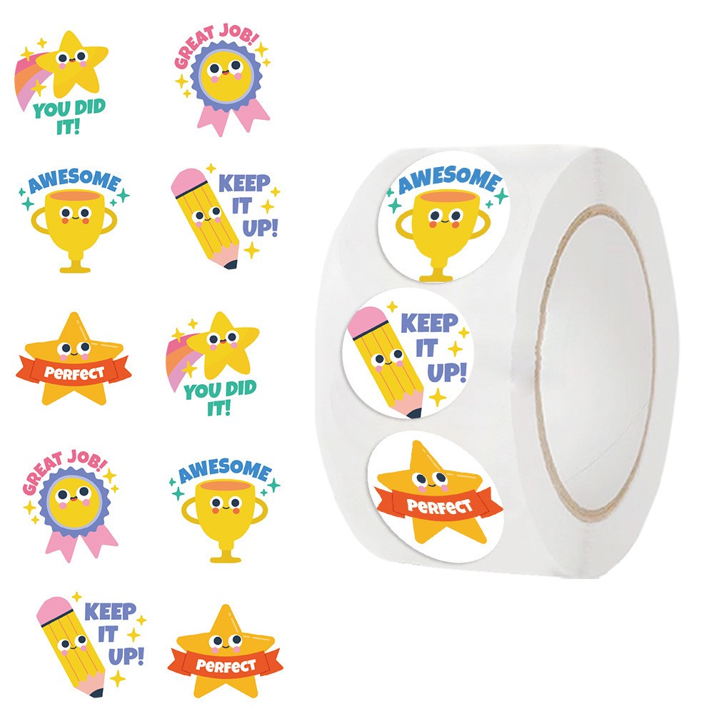 Pet Supplies Rewards - Рулон наклеек-звездочек для поощрения, 500 шт.,