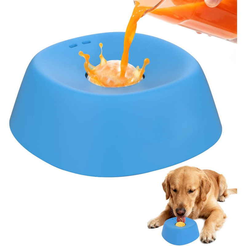 Slow Feeder Dog Bowl - Миска-непроглотайка для собак с защитой от