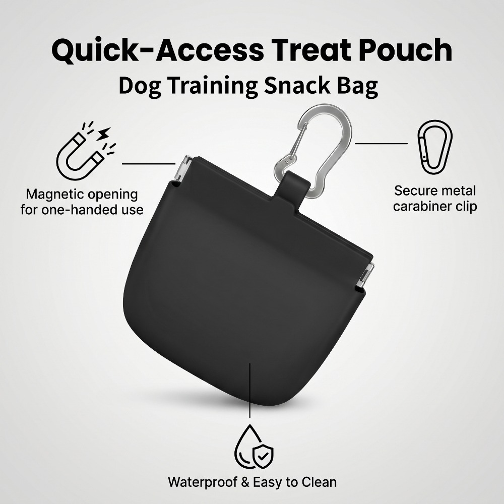 Pet Supplies Rewards - Водонепроницаемая силиконовая поясная сумка для дрессировки