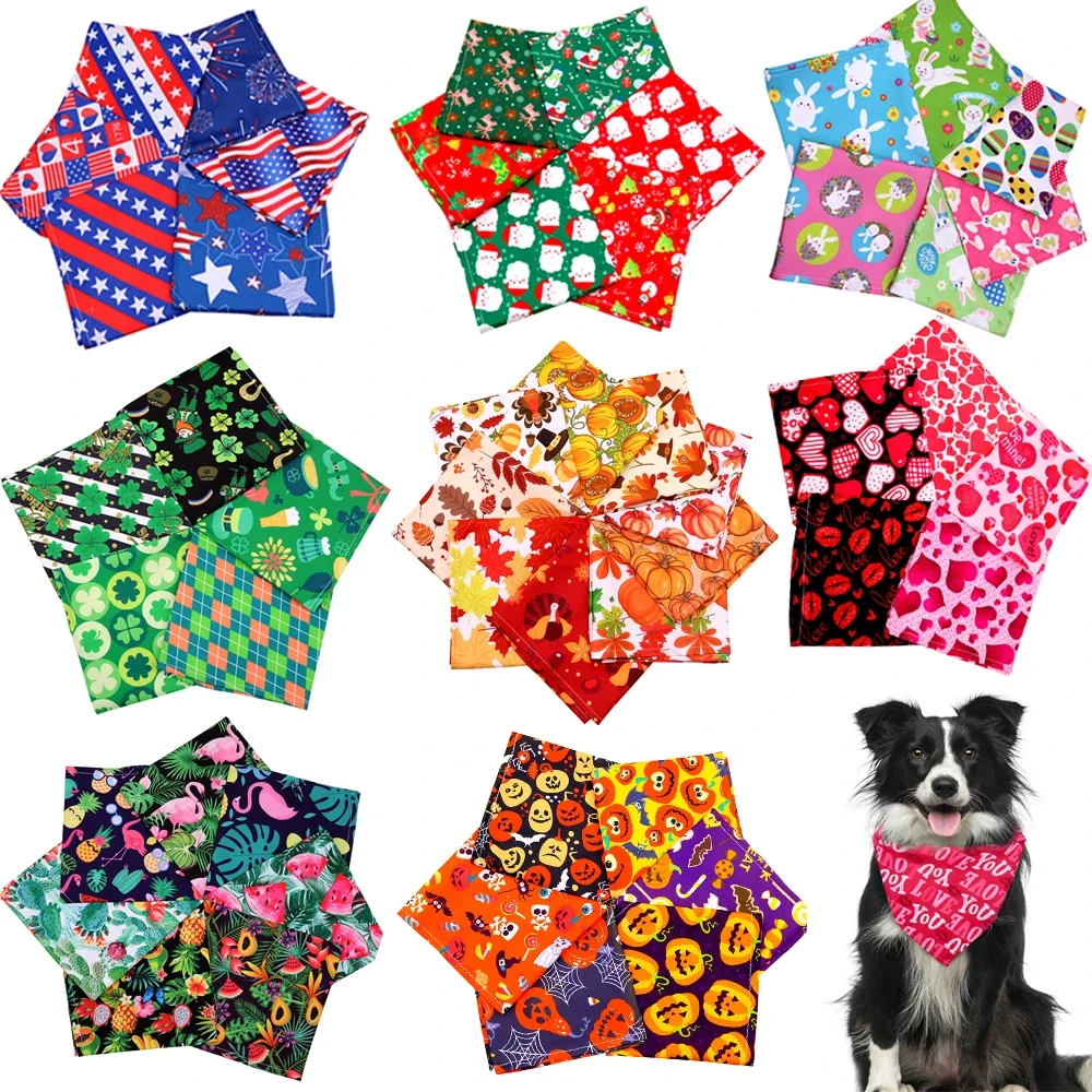 Pet Supplies In Bulk - 60 шт., банданы для собак, оптовая