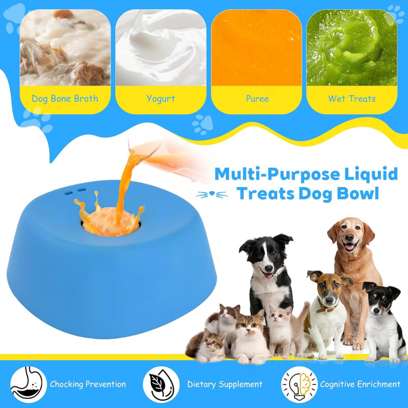 Миска-непроглотайка для собак  – обзор и цена Slow Feeder Dog Bowl